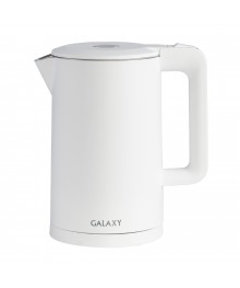 Чайник Galaxy GL 0323 белый (2 кВт, 1,7л, двойн стенка, скр нагр элемент (8/уп)ибирске. Чайник двухслойный оптом - Василиса, Delta, Казбек, Galaxy, Supra, Irit, Магнит. Доставка