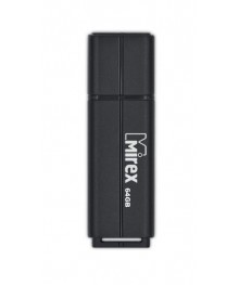 USB2.0 FlashDrives 64 Gb Mirex LINE BLACKовокузнецк, Горно-Алтайск. Большой каталог флэш карт оптом по низкой цене со склада в Новосибирске.