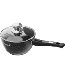 Мечта Ковш литой 1,7л АП Гранит black Induction Pro со съем ручк и стекл крышкой 082802И (8)
