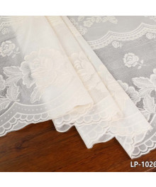 Клеенка Grace Лейс LP-1026V-137 ажурная беж ПВХ 360г/м2 1,37х18,3м