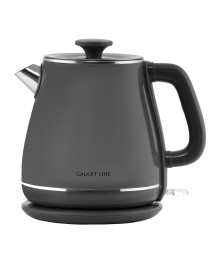 Чайник Galaxy LINE GL 0331 серый, 1,8л, 2,2 кВт, двойн стенка из нерж стали AISI 304 и пластикаибирске. Чайник двухслойный оптом - Василиса,  Delta, Казбек, Galaxy, Supra, Irit, Магнит. Доставка