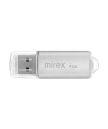USB2.0 FlashDrives 4Gb Mirex UNIT SILVERовокузнецк, Горно-Алтайск. Большой каталог флэш карт оптом по низкой цене со склада в Новосибирске.