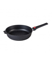 Мечта Сковорода литая  22см АП Гранит Black Induction Pro индукционн не съём ручка арт 22802И (10)Соковородки  Мечта оптом, казаны