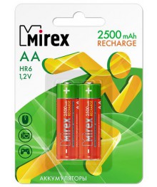 акк R6 Mirex 2500mAh Ni-Mh 1,2V BL-2 (20/100шт) гг Новосибирск, Барнаул, Горно-Алтайск, Бийск, Томск, Кемерово, Новокузнецк, Ленинск-Кузнецк и др: