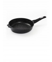 Мечта Сковорода литая  28см АП Гранит Black Induction Pro индукционная съёмн ручка арт 028802И (10)Соковородки  Мечта оптом, казаны