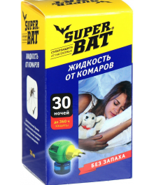 жид-ть SuperBAT от комаров д/фумиг б/зап 30ноч 30мл/Россия/24