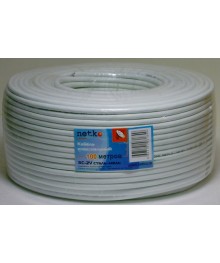 Кабель ант.3с2v Нетко CCS 100м сталь, оплетка AL, белый (бухта)а комнатная оптом с доставкой по Дальнему Востоку. Большой каталог комнатных антенн по низкой цене.
