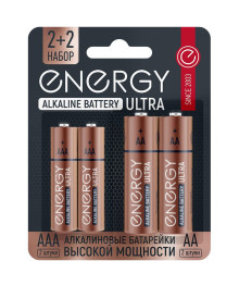 Бат LR6            Energy Ultra LR6+LR03/4BБатарейки оптом