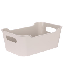 Корзинка универсальная "Mango" 4,1л. 290х180х105мм (светло-серый)ке. Контейнеры оптом с доставкой по Дальнему Востоку. Большой каталог коробок оптом по низкой цене.