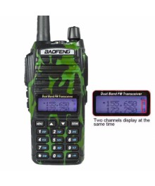 Радиостанция Baofeng UV-82 5W камуфляж (UHF/VHF) до 7 км, 128 каналов, влагозащита IP 54восибирске Купить радиотелефон оптом в Новосибирске. Радиотелефон в Новосибирске по оптовым ценам.