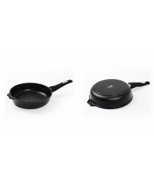 Мечта Сковорода литая  26см АП Гранит Black Induction Pro индукционная арт 26802И (10) доставкой - Новосибирск, Новокузнецк, Горно-Алтайск. Низкие цены, большой ассортимент посуды оптом