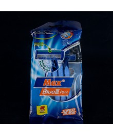 Станок д/бритья MAX Blue 3plus, 3лезвия,  5шт одноразов.(27770)Многоразовые Станки Schick оптом. Станки Schick оптом по низким ценам.