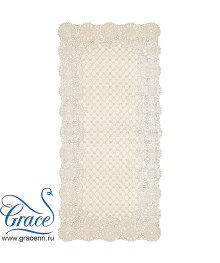 Салфетка Grace Лейс 40х84 ПЕРЛАМУТР LO-0905PU (12)