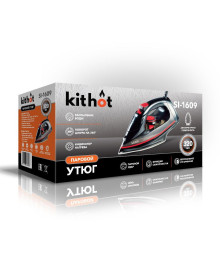 Утюг Kithot SI-1609 (2600Вт, самоочистка, отпариватель, паровой удар, верт отпаривание)