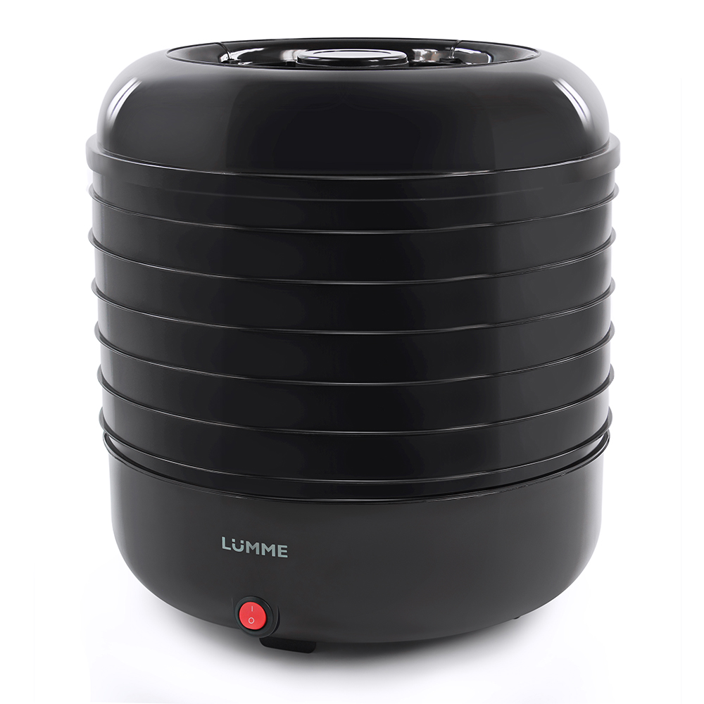 Сушилка для овощей и фруктов LUMME LFD-106PP чёрный жемчуг (200W, 6секц, 24л)