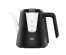 Чайник BQ-KT0046DW Чёрный, стекло (с носиком, двойные стенки, 1л, 2200Вт,  диск)ирске. Отгрузка в Саха-якутия, Якутск, Кызыл, Улан-Уде, Иркутск, Владивосток, Комсомольск-на-Амуре.