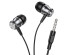 Наушники BOROFONE BM75 Platinum, вакуумные с микрофоном, 1,2 метра, серый металлик (1000)