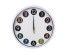 Часы настенные LADECOR CHRONO круглые, 30x30x4 см, пластик, стекло, 1хАА