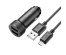 ЗУ в прикуриватель HOCO Z49 + Micro USB Чёрный (2*USB, ,2400mA)