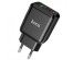 Блок пит USB сетевой  HOCO N5, PD20W+QC3.0, 1хUSB-А, 1хType-C, 3А, черный (12/120)USB Блоки питания, зарядки оптом с доставкой по России.