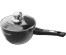 Мечта Ковш литой 1,7л АП Гранит black Induction Pro со съем ручк и стекл крышкой  082802И (8)
